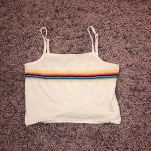 stripe crop top